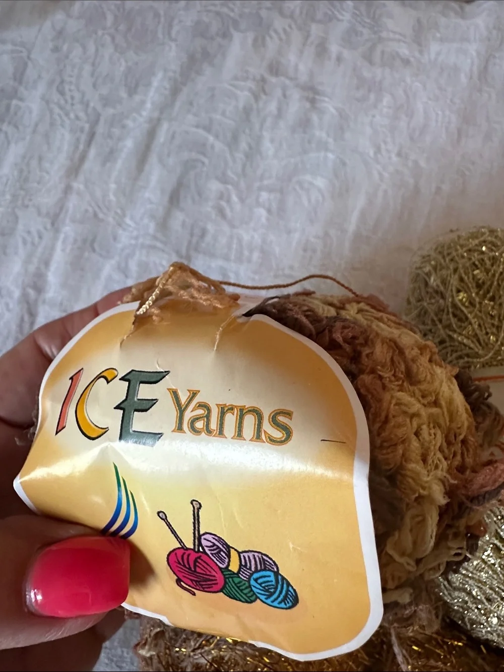 Yarn Bundle Gold Decorative Party Yarn Multipack